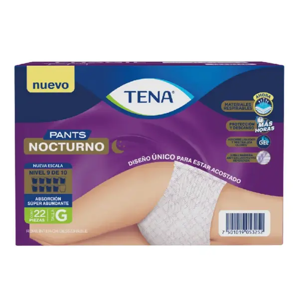 Ropa Interior Desechable TENA Nocturno 22 Un